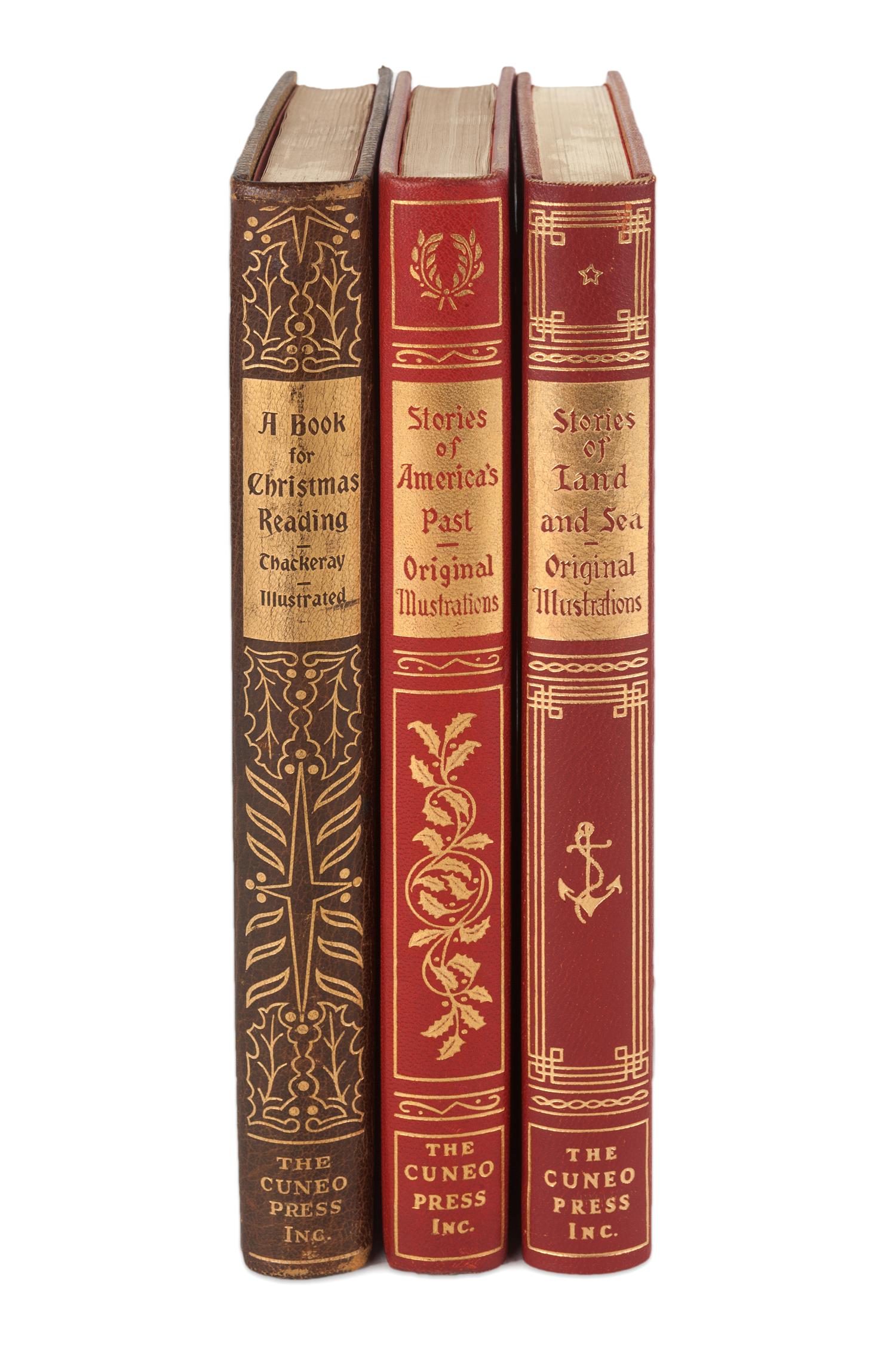 [MOUNTENEY BINDING]. THACKERAY, William Makepeace (1811-1863). A Book for Christmas Reading . Chicago: The Cuneo Press, 1947.
