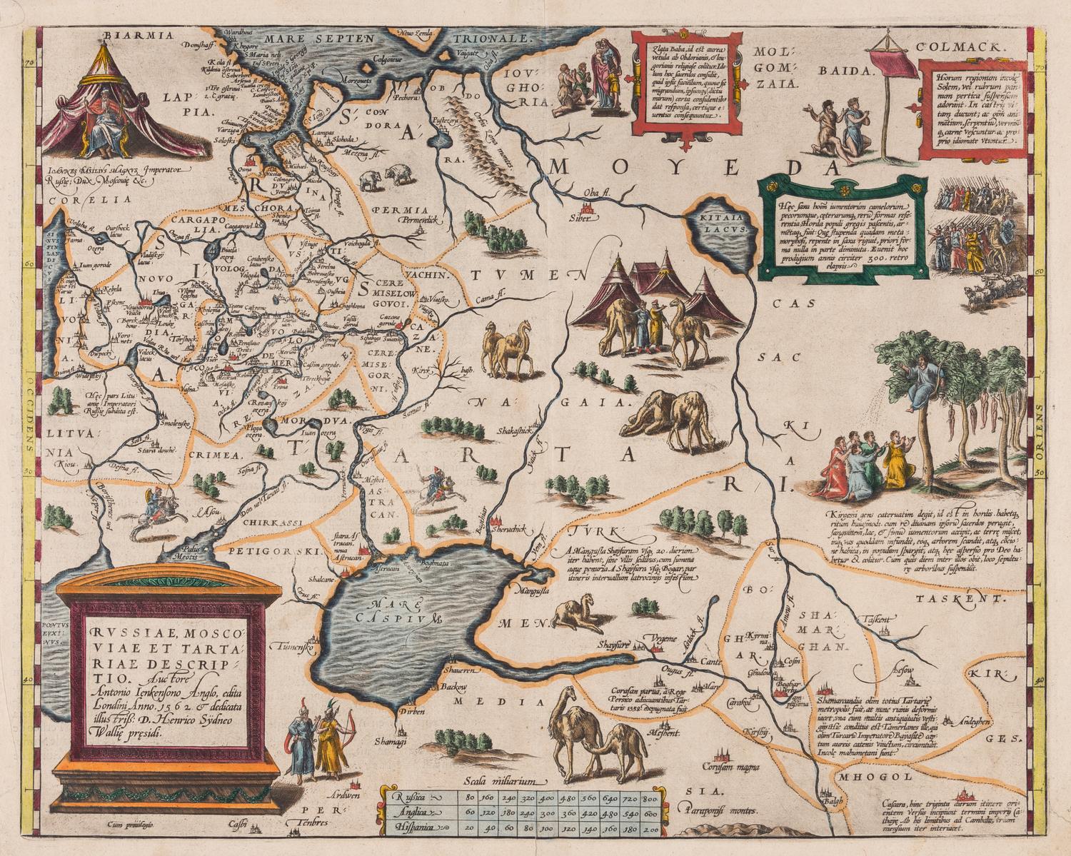 ORTELIUS, Abraham (1527-1598). Russiae, Moscoviae et Tartariae descriptio ... [Antwerp, 1588].