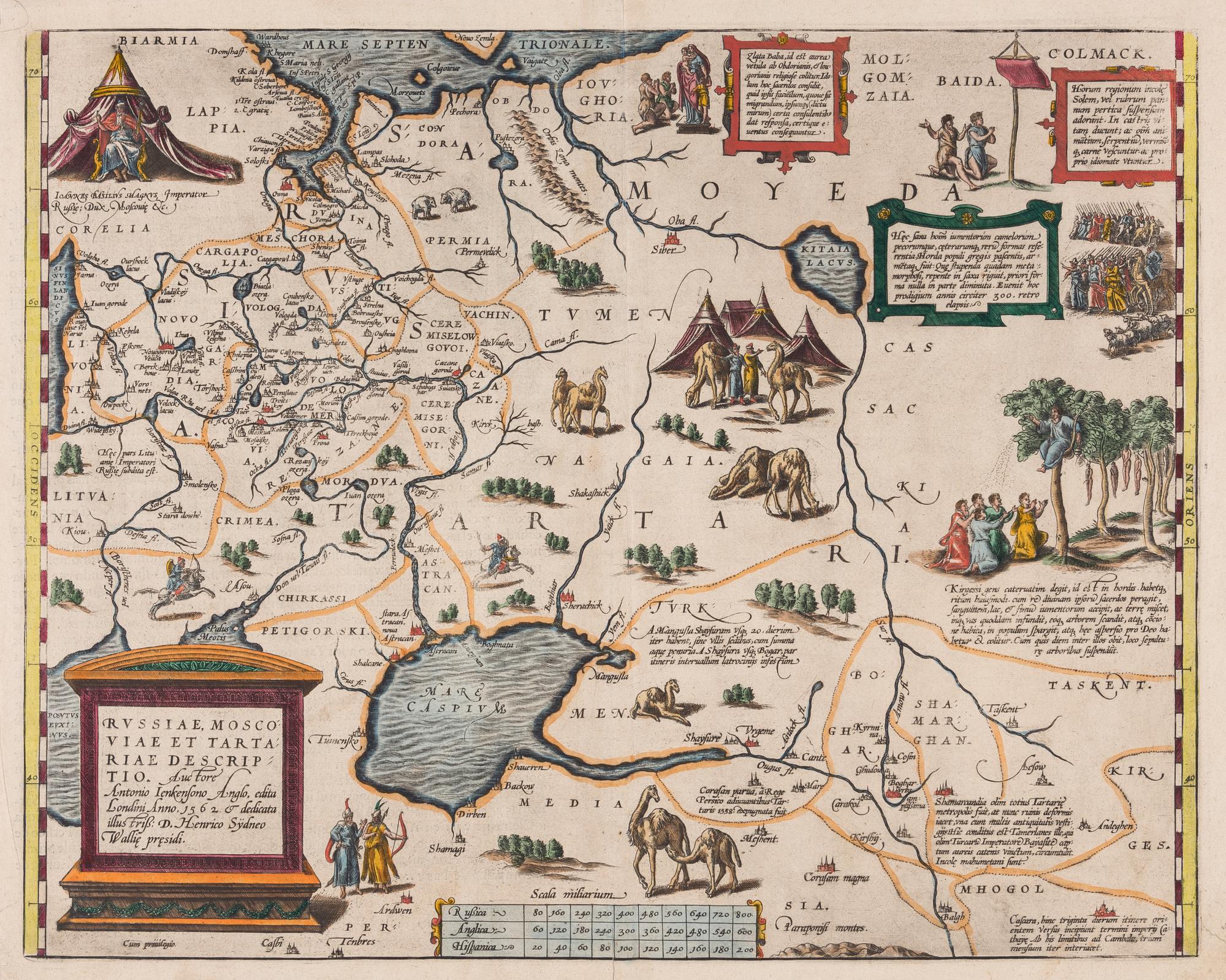 ORTELIUS, Abraham (1527-1598). Russiae, Moscoviae et Tartariae descriptio ... [Antwerp, 1588].