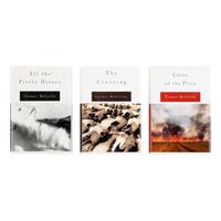 McCarthy, Cormac (1933-2023). [The Border Trilogy:] All the Pretty Horses . 1992. -- The Crossing . 1994. -- Cities of the Plain . 1998. All New York: Alfred A. Knopf.