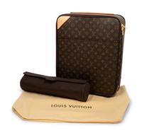 Louis Vuitton Monogram Pegase 45 Rolling Suitcase, 2012