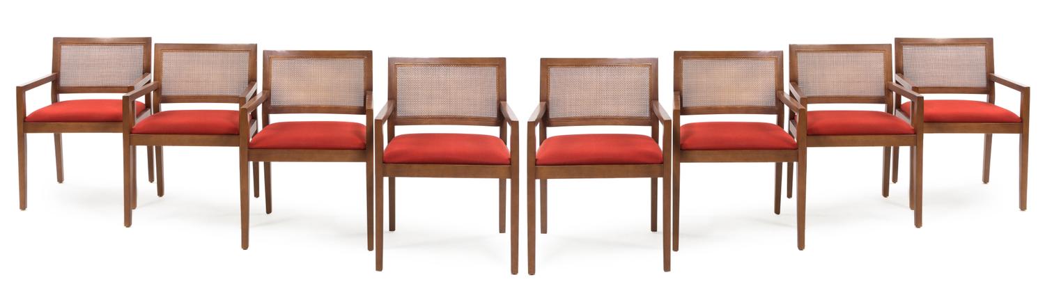 Bernhardt Design, USA, 2006, a group of 8 Clark chairs