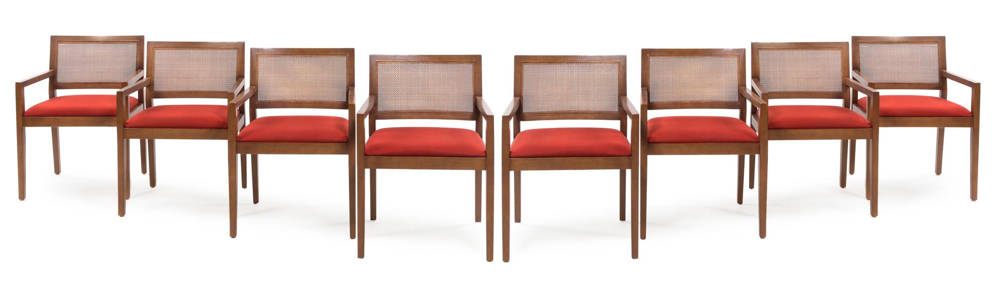 Bernhardt Design, USA, 2006, a group of 8 Clark chairs