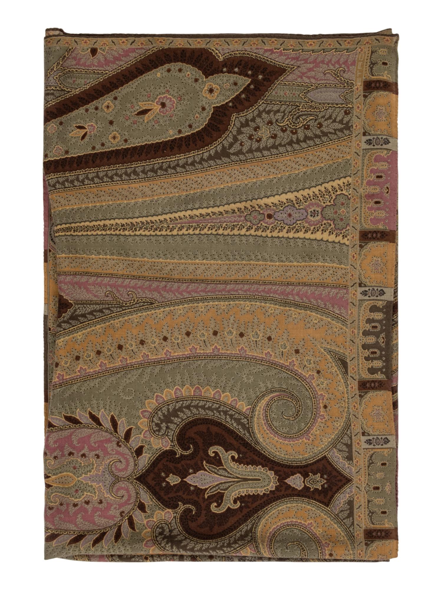 Two Etro Cashmere Scarves