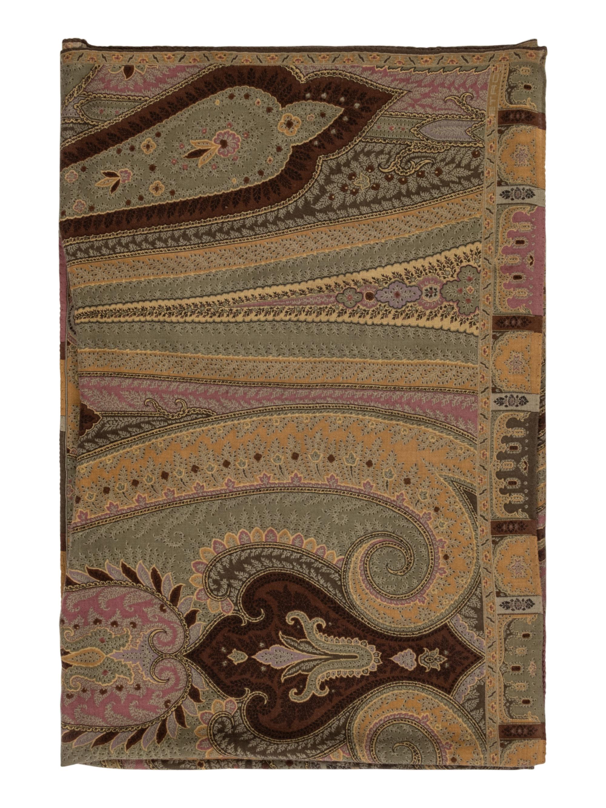 Two Etro Cashmere Scarves