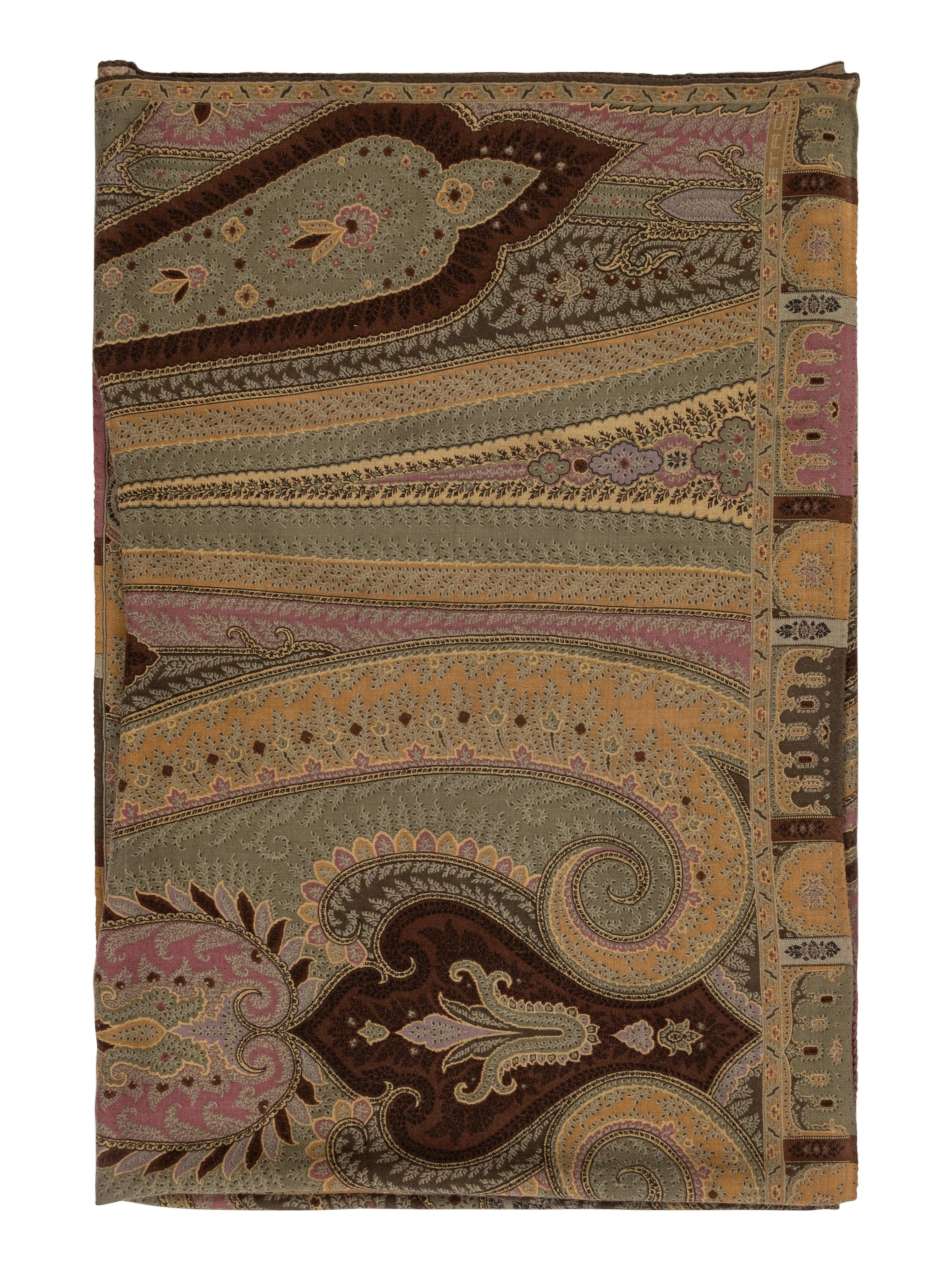Two Etro Cashmere Scarves