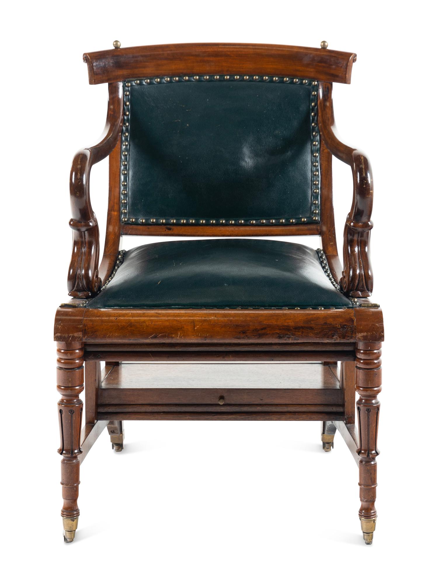 A William IV Mahogany Metamorphic Chair