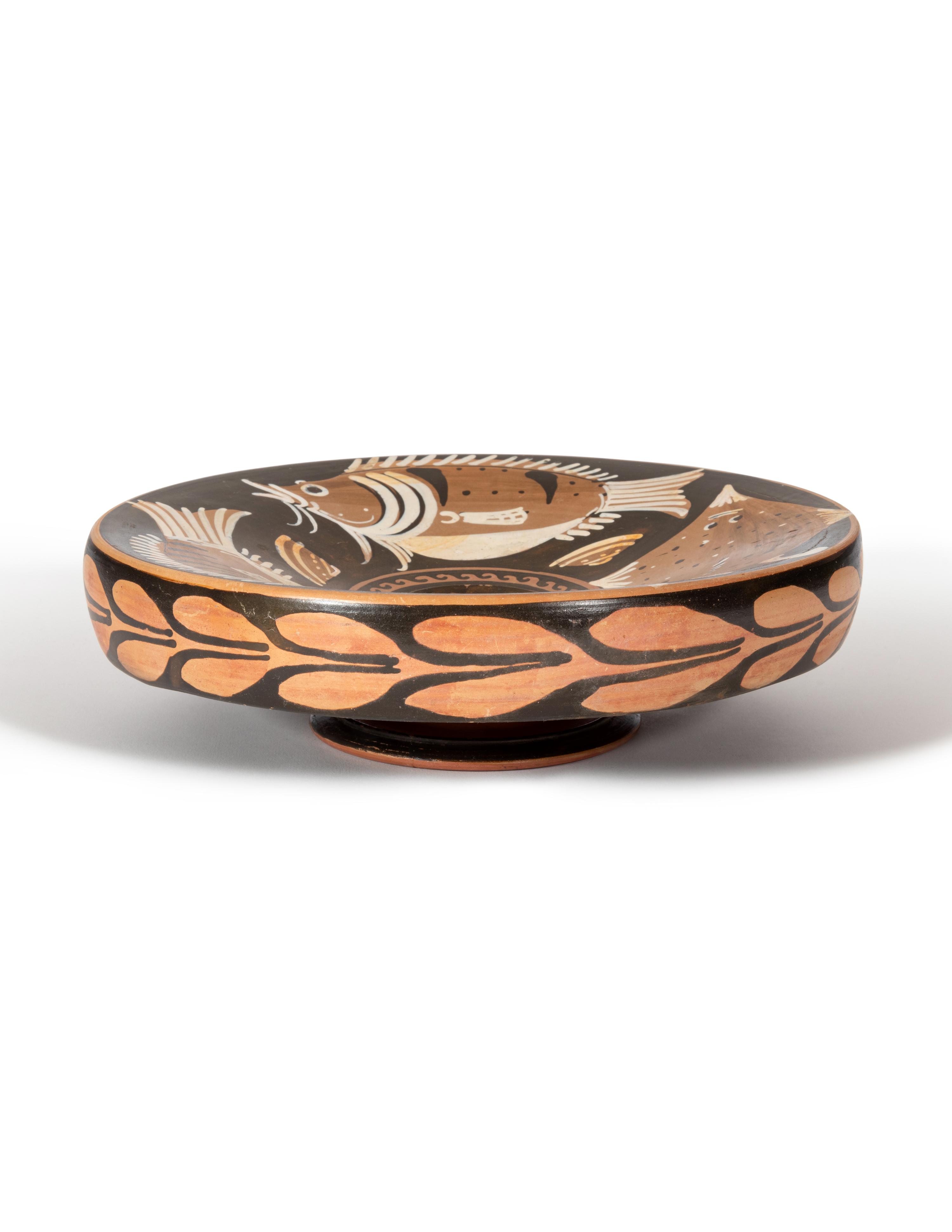 An Apulian Red-Figured Fish Plate