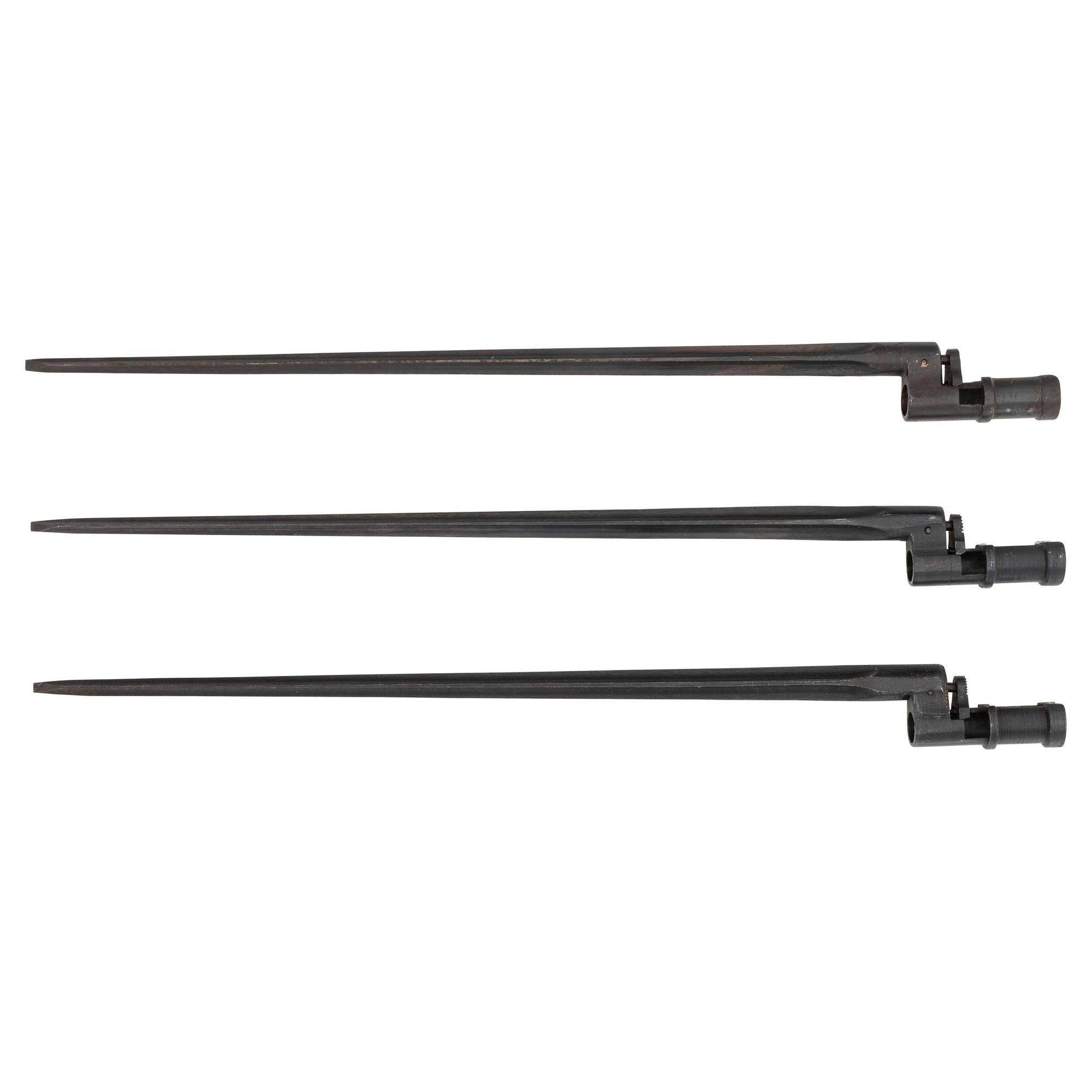 Lot of 3 Soviet Russian M91/30 Spike Bayonets