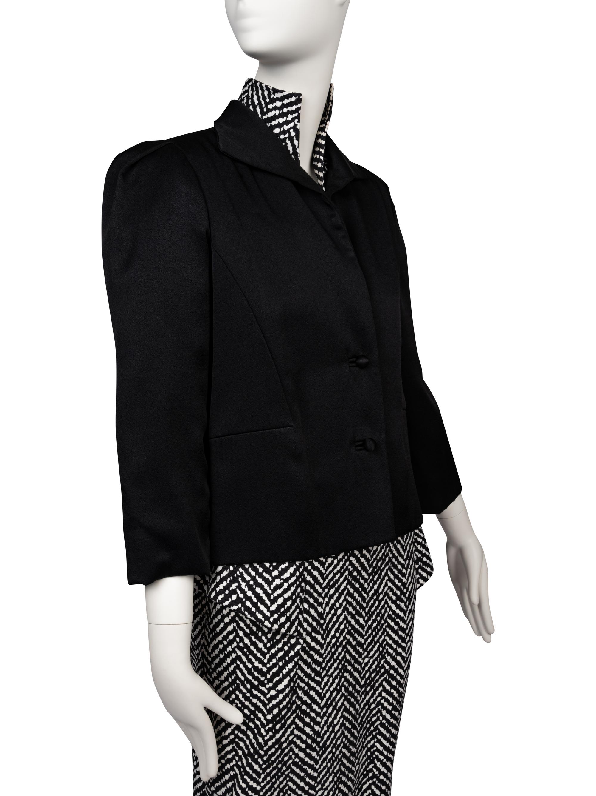 Three La Mendola Garments: Dress, Jacket, Coat, 1980s