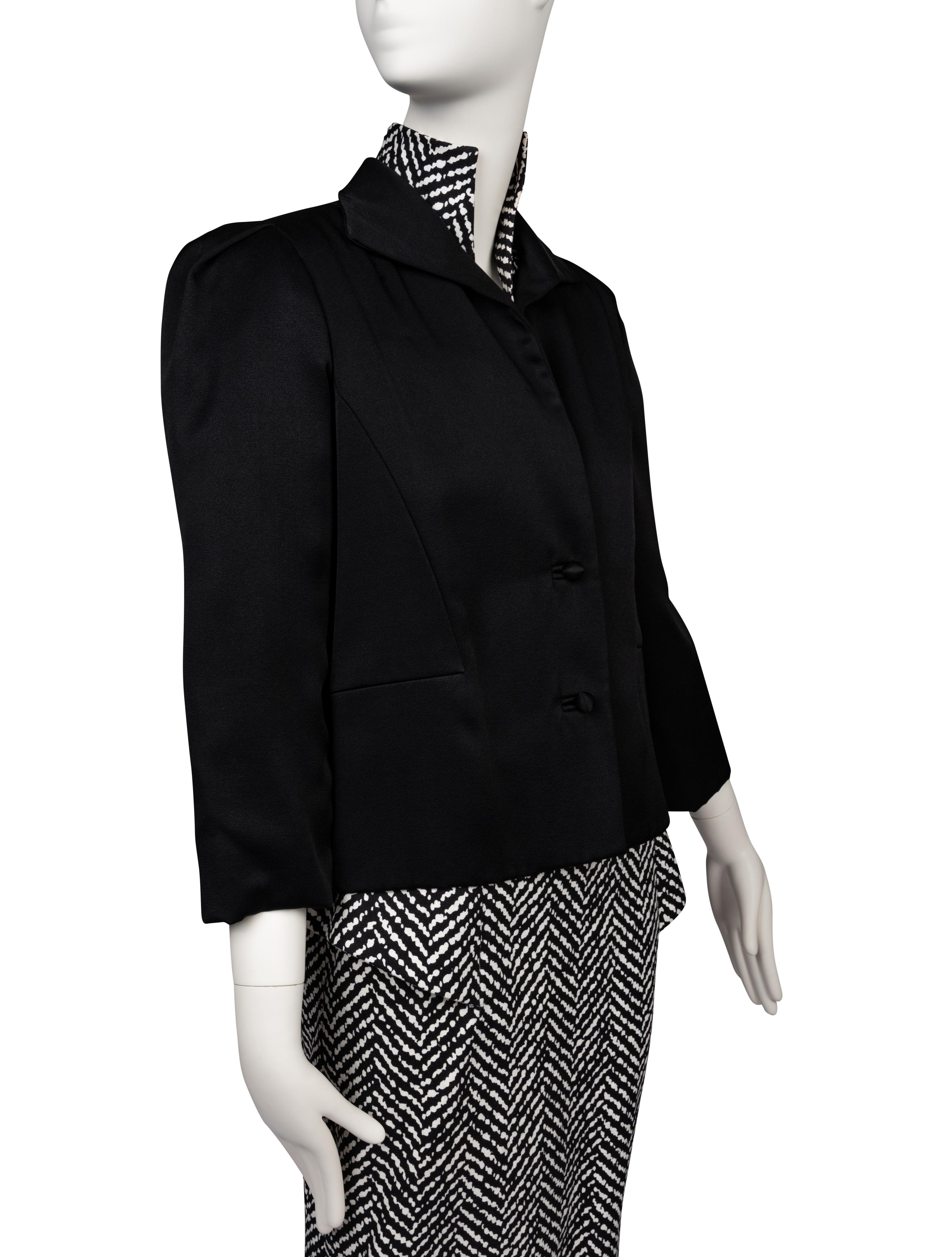 Three La Mendola Garments: Dress, Jacket, Coat, 1980s