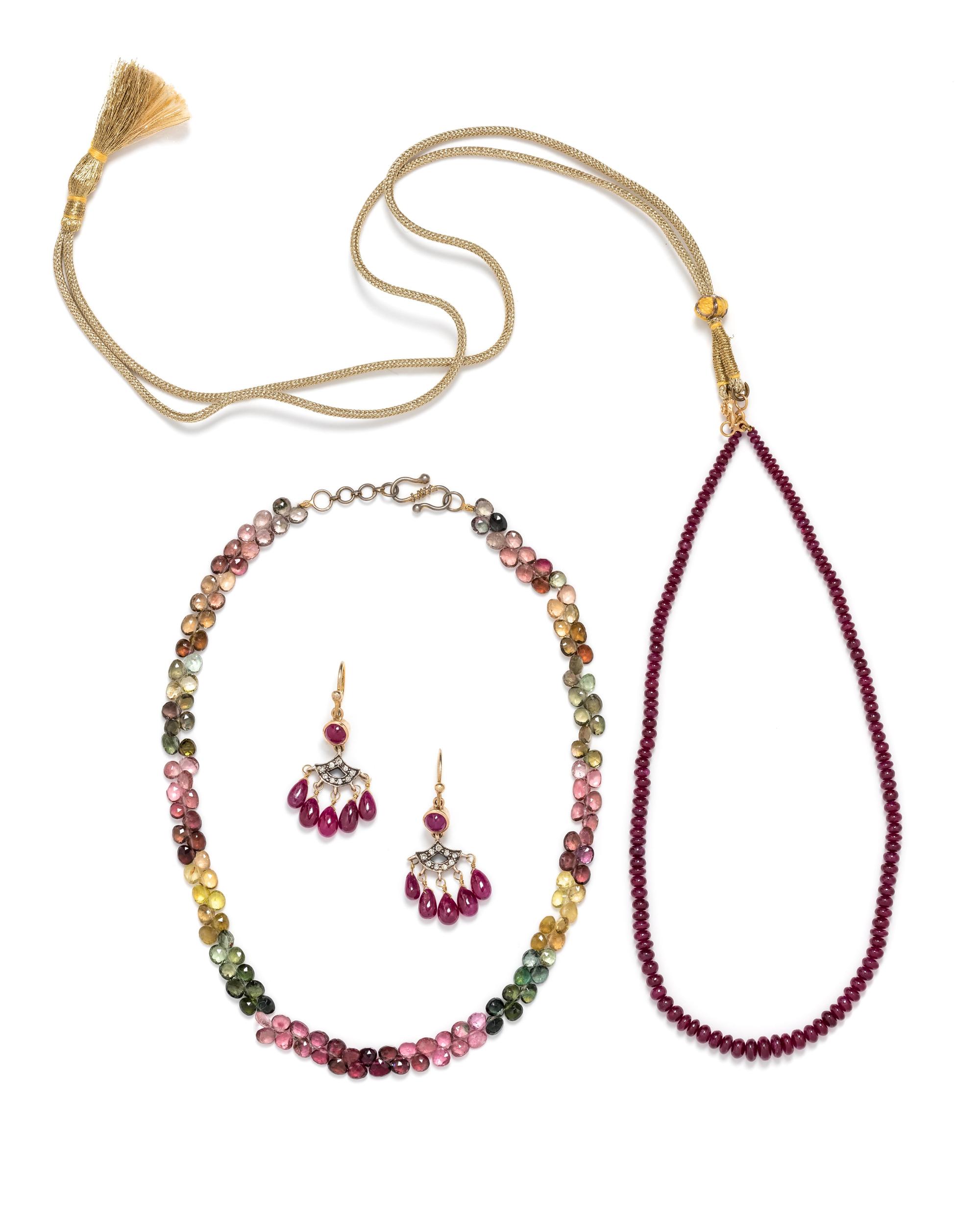 COLLECTION OF GEMSTONE JEWELRY