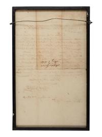 GIRARD, Stephen (1750-1831). Autograph letter signed ("Stephn. Girard"). N.p., 8 May 1804.