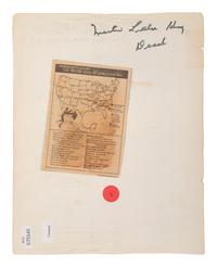 [KING, Martin Luther, Jr. (1929-1968)] -- [RAY, James Earl (1928-1998)]. Wanted by the FBI / Civil Rights - Conspiracy - Interstate Flight - Robbery. Washington, DC: Federal Bureau of Investigation, 19 April 1968.
