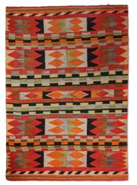 A Navajo Transitional Weaving 55 x 83 inches. — CIRCA 1890