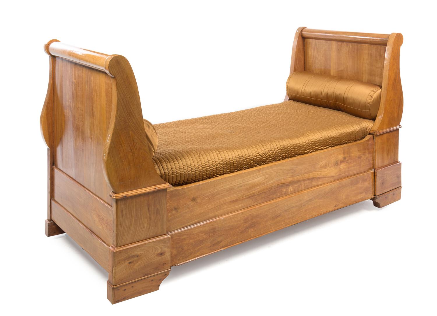 A Louis Philippe Style Bed Height of headboard 42 inches. — 19TH CENTURY