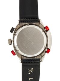 HAMILTON, REF. 141001-3 STAINLESS STEEL 'CHRONO-MATIC COUNT-DOWN GMT' WATCH