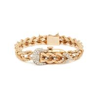 RETRO, 14K YELLOW GOLD AND DIAMOND MYSTERY DIAL WATCH