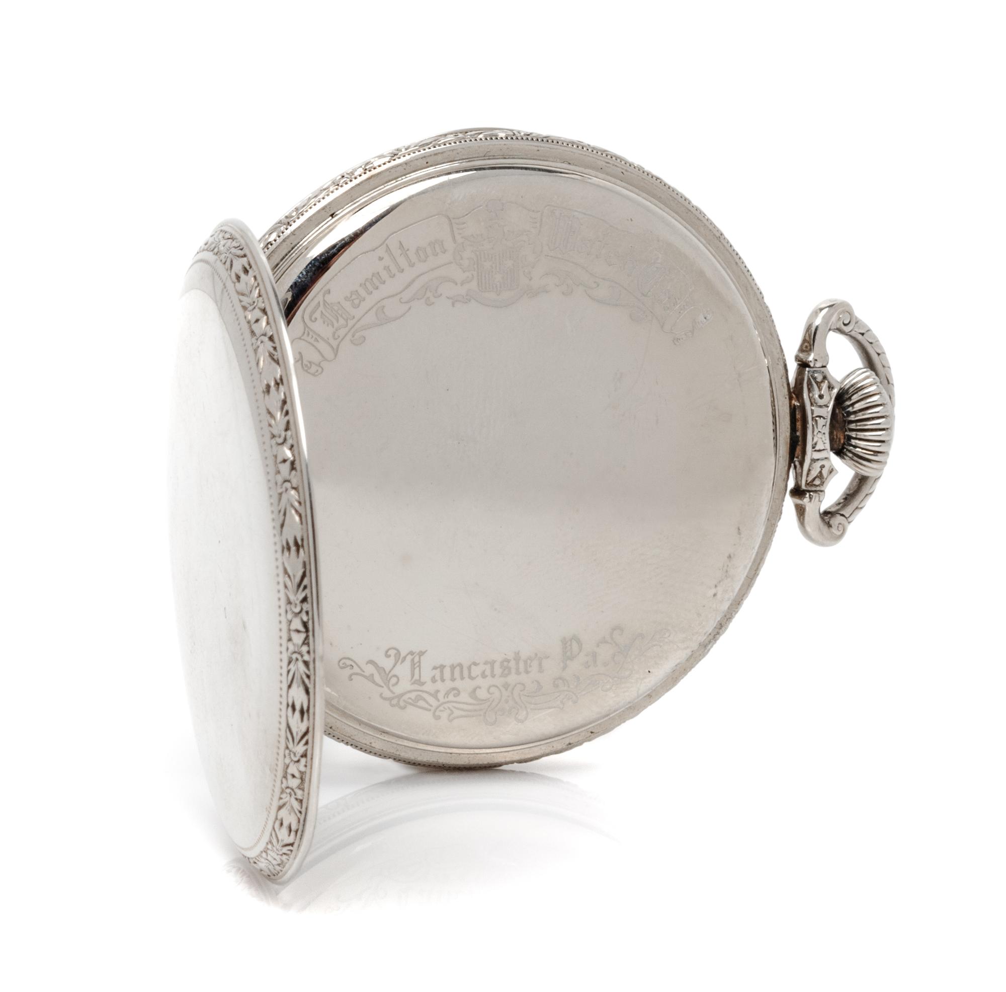 A Gold Filled Open Face Pocket Watch, Hamilton, Circa 1926,