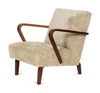 An Art Deco Lounge Chair with Manuel Canovas Upholstery