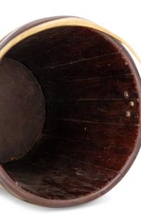 A George III Brass Mounted Mahogany Peat Bucket