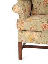 Pair of George III Style Wingback Armchairs