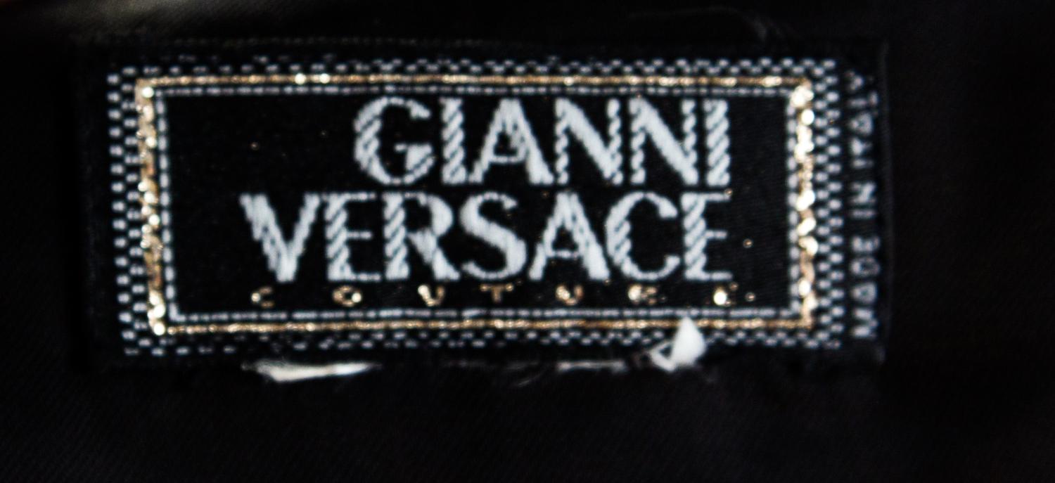 A Gianni Versace Velvet Vest, Size 38.
