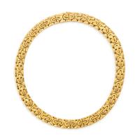 CARTIER, YELLOW GOLD COLLAR NECKLACE