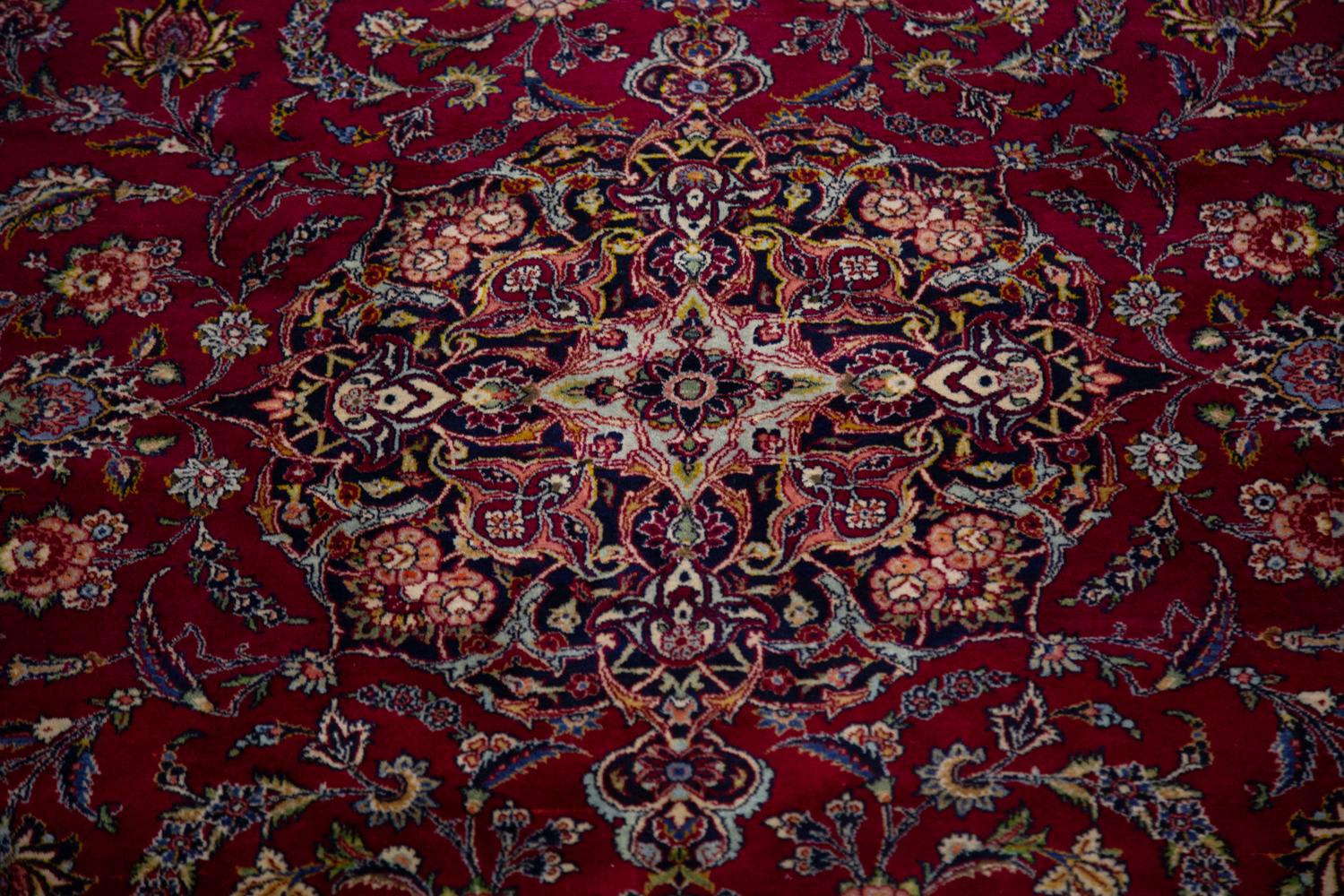 A Sarouk Wool Rug