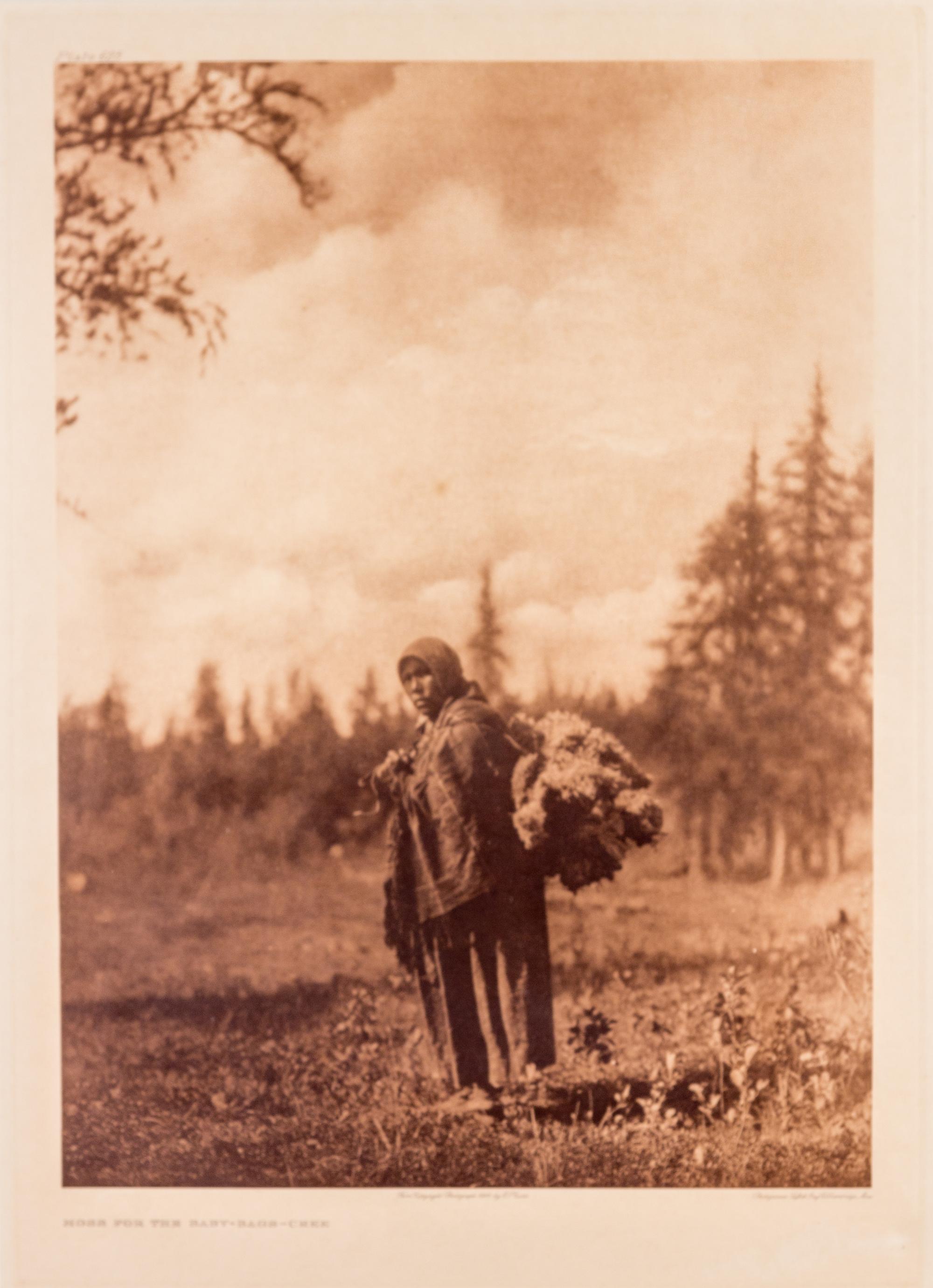 CURTIS, EDWARD SHERRIFF. A group of 4 photogravures. 1914-1926.