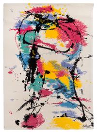 Robert Jacobsen, Ege Axminster A/S, Denmark, 1984, Evolution rug, model no. 80502