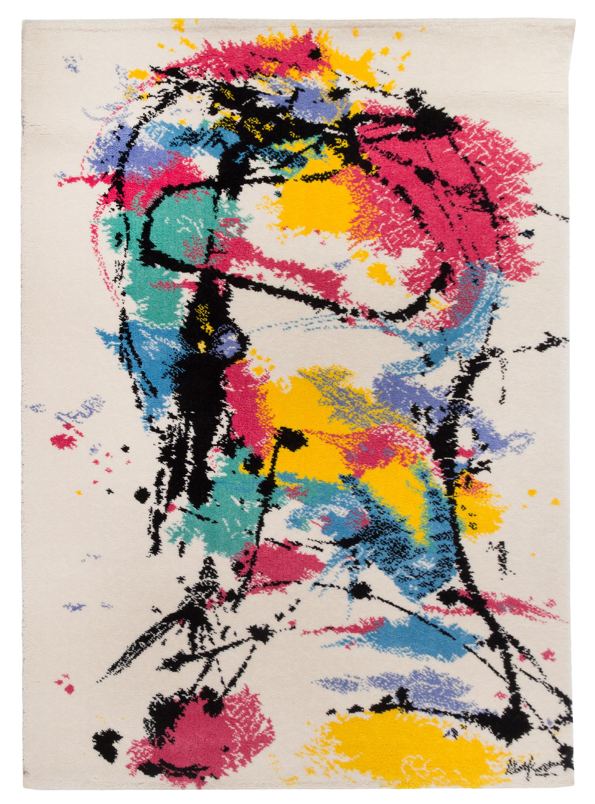 Robert Jacobsen, Ege Axminster A/S, Denmark, 1984, Evolution rug, model no. 80502