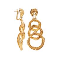 YELLOW GOLD EARRINGS