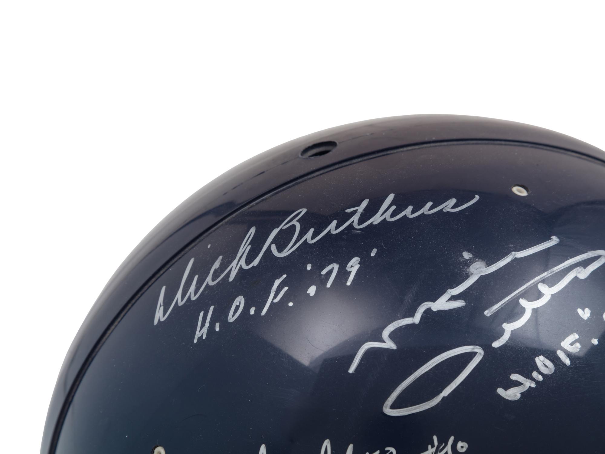 A Chicago Bears Hall of Fame Signed Autograph Full Size Helmet Including Walter Payton (Beckett Authentication Services Letter)