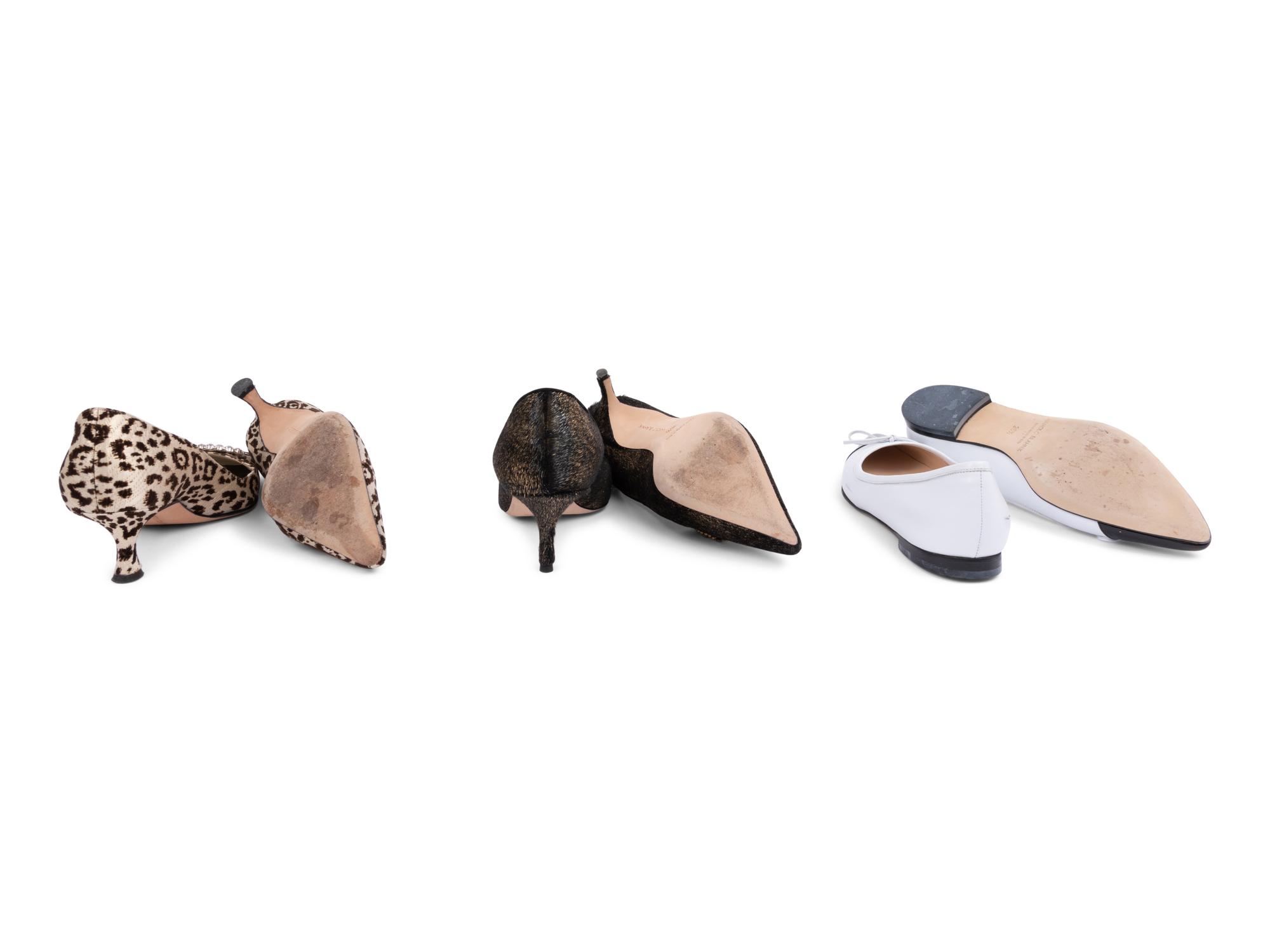 Nine Pairs of Monolo Blahnik Shoes