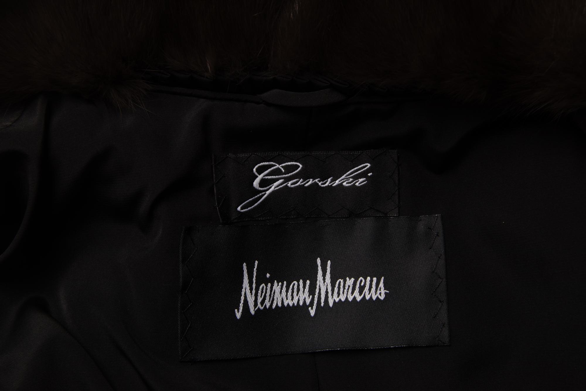 Gorski Mink Jacket with Sable Trim
