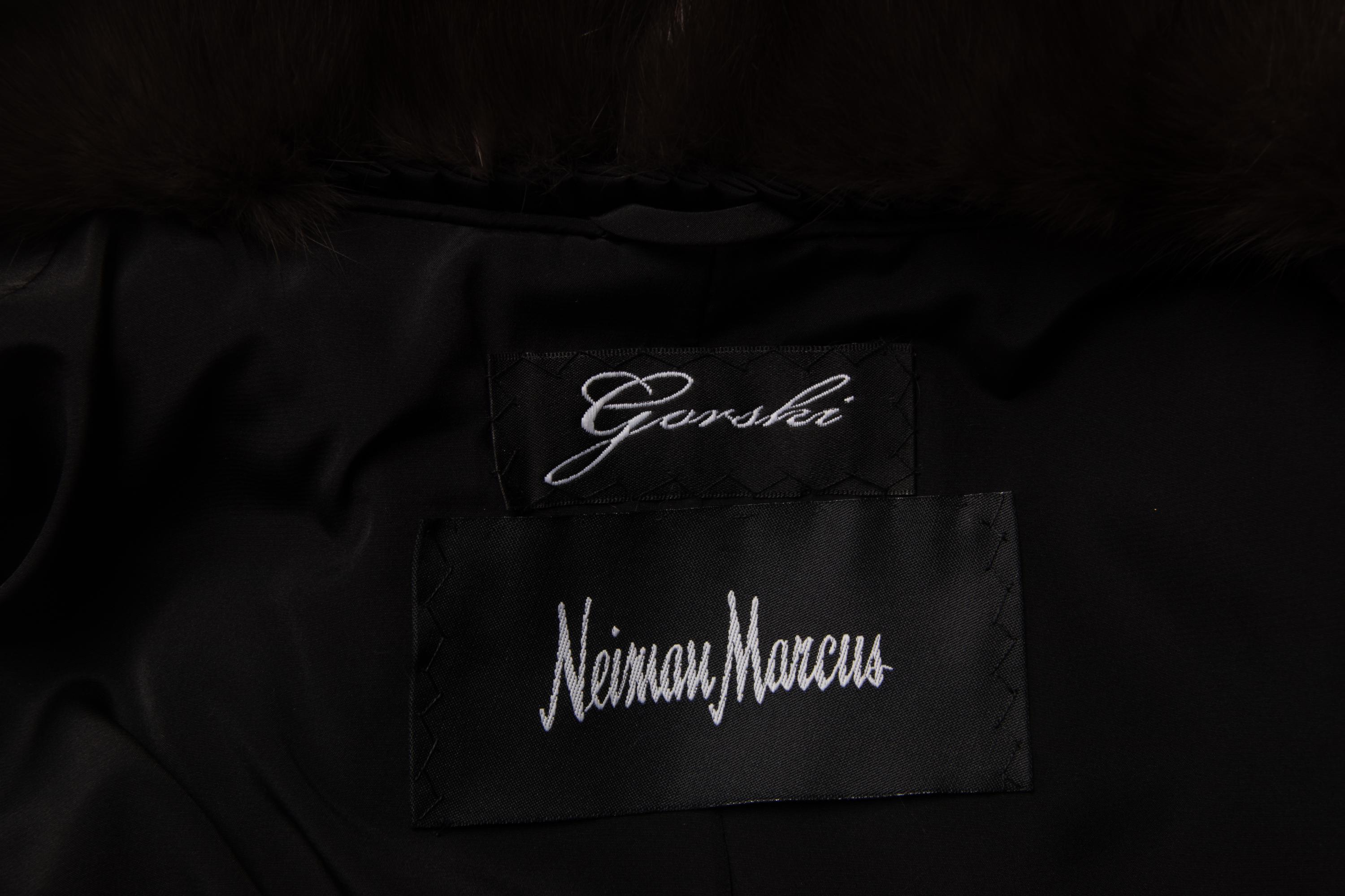 Gorski Mink Jacket with Sable Trim
