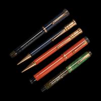 A Group of Five Vintage Parker Writing Instruments