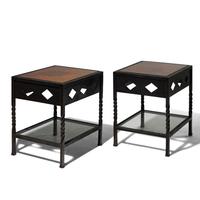Pair of Iron Side Tables