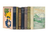 [PUBLISHER'S TRADE BINDINGS - AMERICAN]. A group of 7 bindings designed for publishers Stone or Stone & Kimball, comprising: