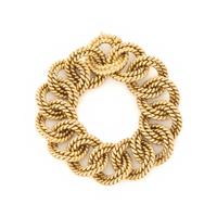 VERDURA, YELLOW GOLD ROPE LINK BRACELET