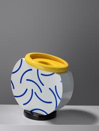 Cucumber Vase , Alessio Sarri Ceramiche for Memphis Milano, Italy
