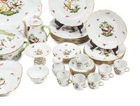 A Herend Porcelain Dinner Service