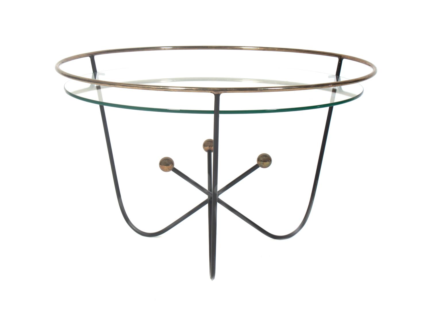 A Brass Occasional Table Diameter 26 inches. — 20TH CENTURY