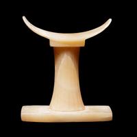 An Egyptian Alabaster Headrest