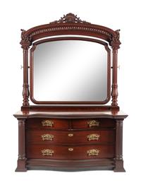 An American Classical Mahogany Bedroom Suite