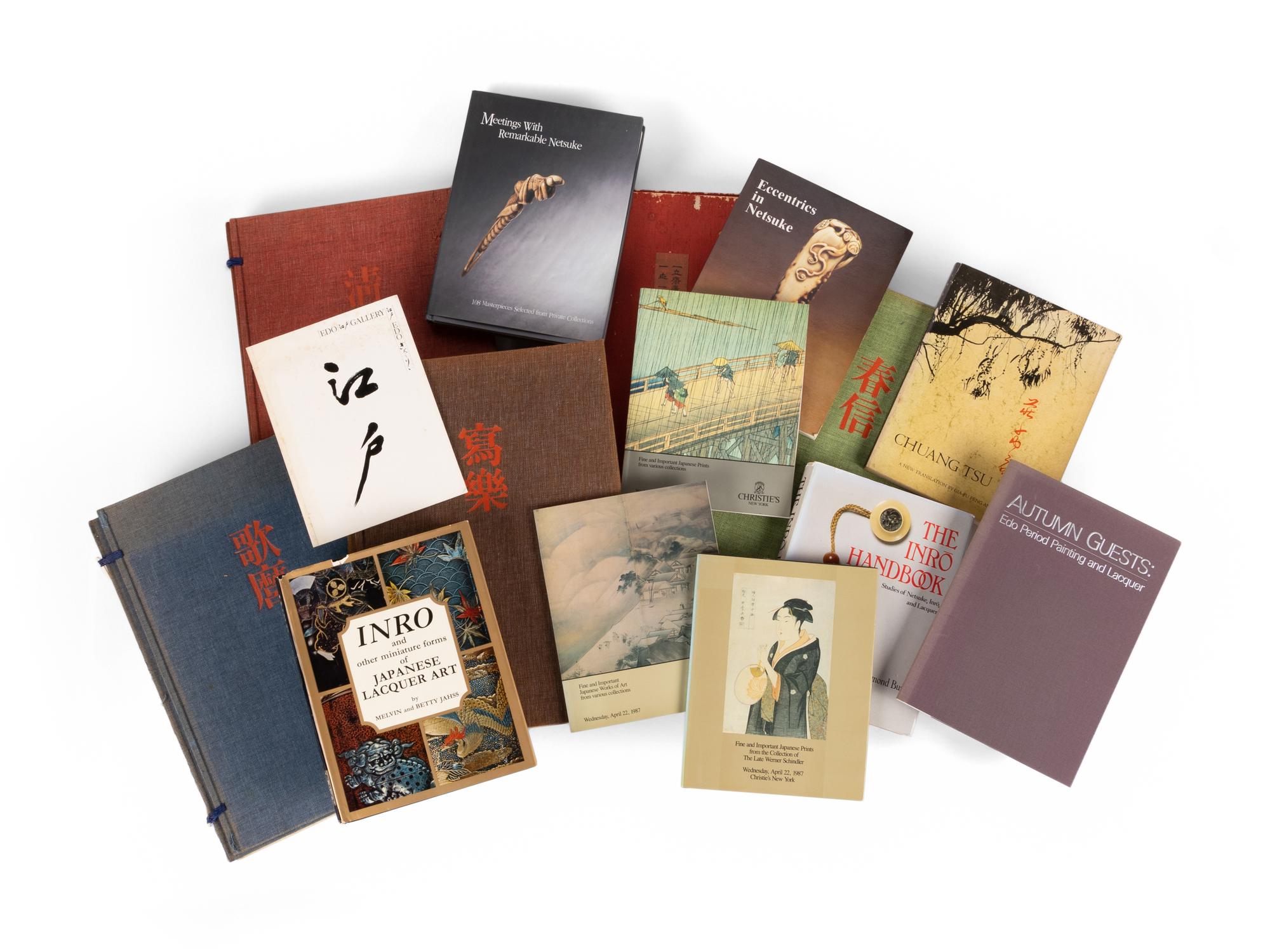 [JAPANESE ART] A Group of Reference Works and Catalogues about Japanese Art