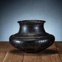 Ohkay Owingeh (San Juan) Blackware Pottery Olla
