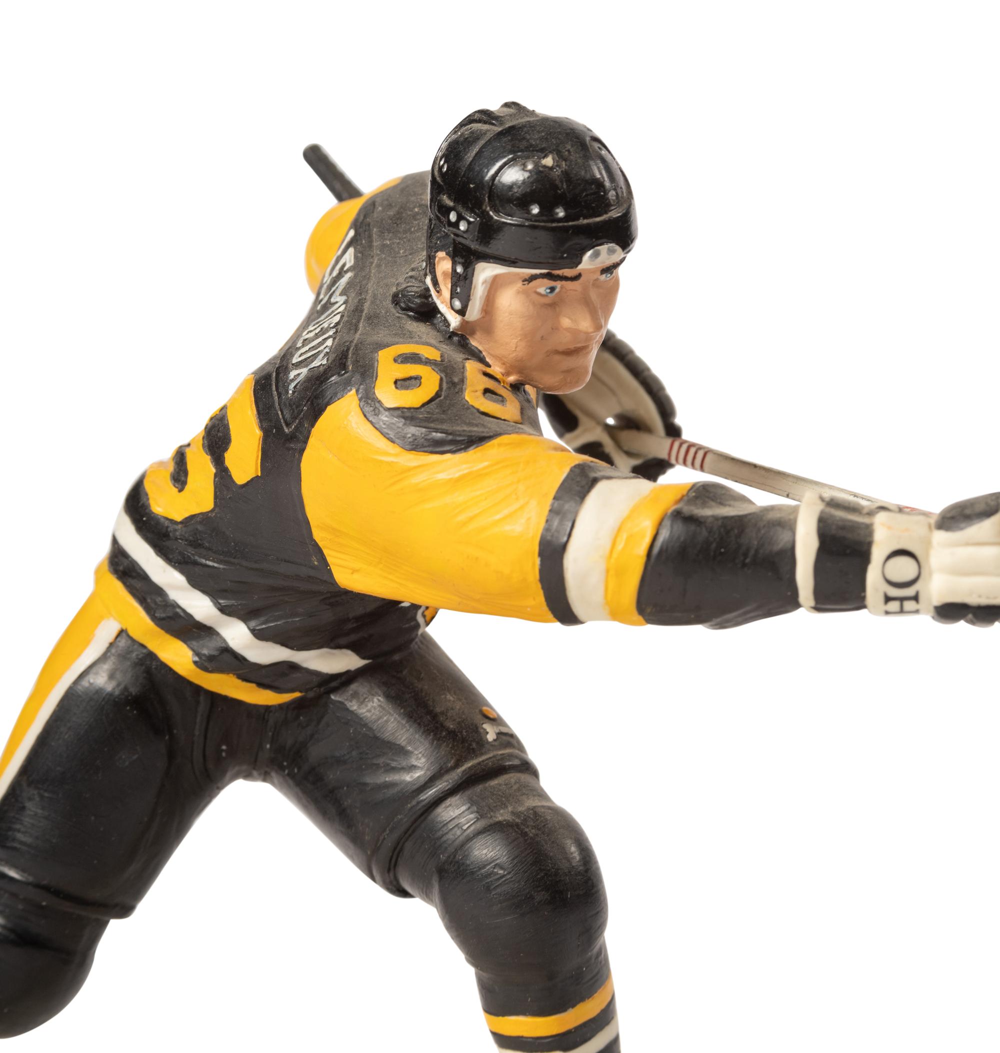 A Mario Lemieux Signed Autograph Salvino Figure,