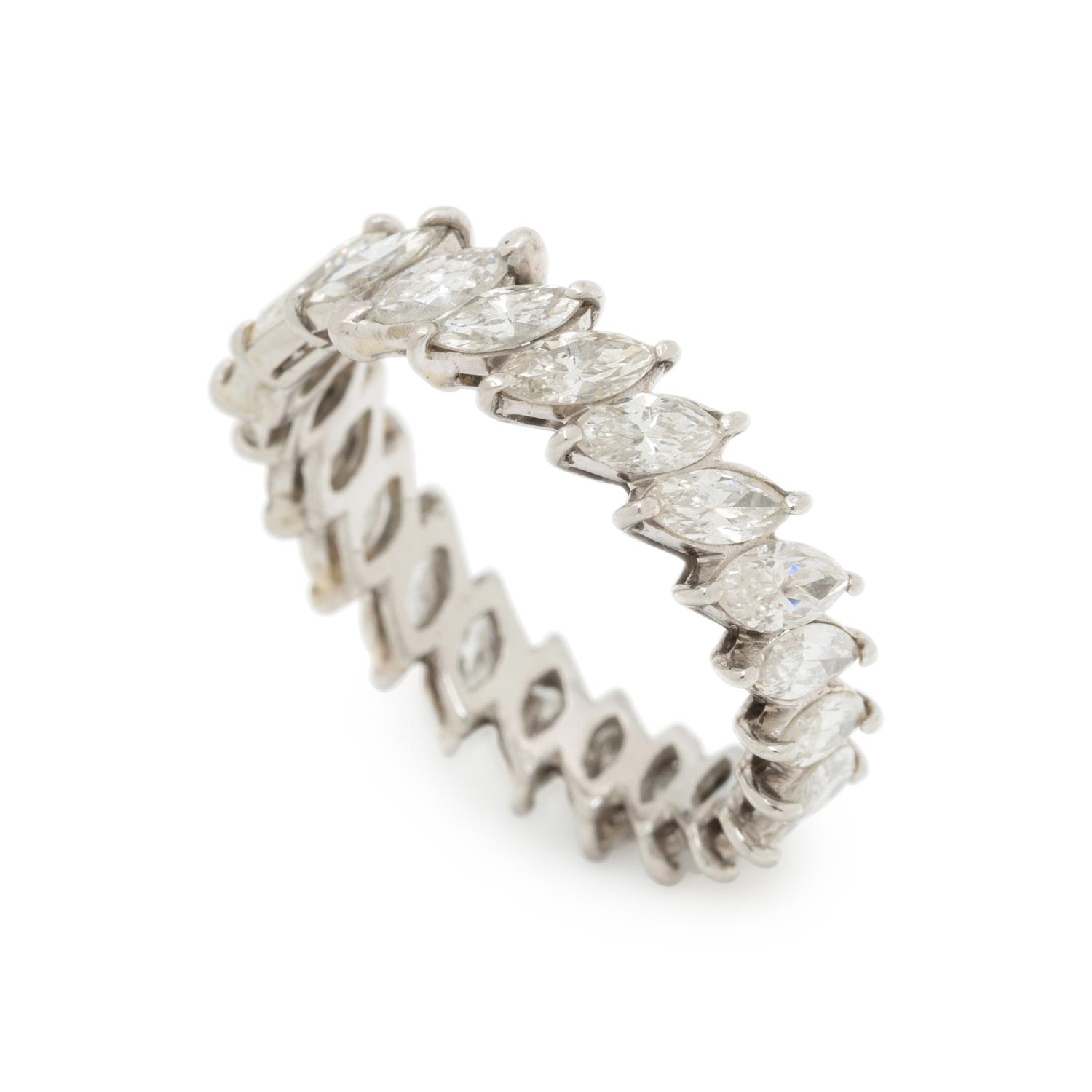 DIAMOND AND PLATINUM ETERNITY BAND